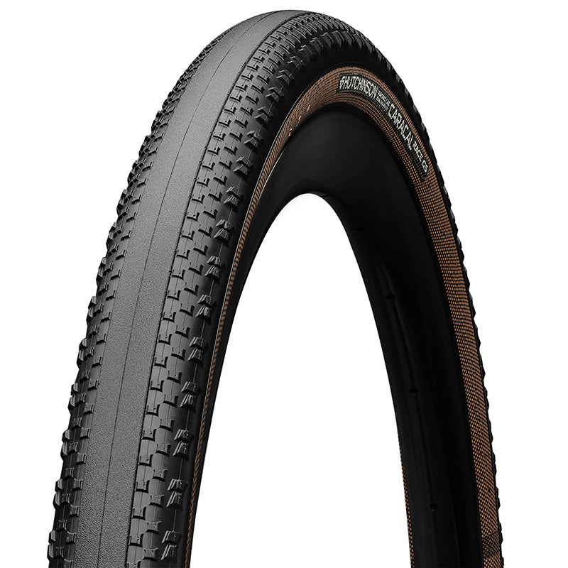 Pneu gravel Hutchinson Caracal Race Gs noir-beige tringle souple tubeless ready – 700 x 50 (50-622)