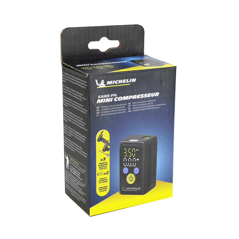 Mini compresseur Michelin Air+ Pro rechargeable avec écran – vue 3