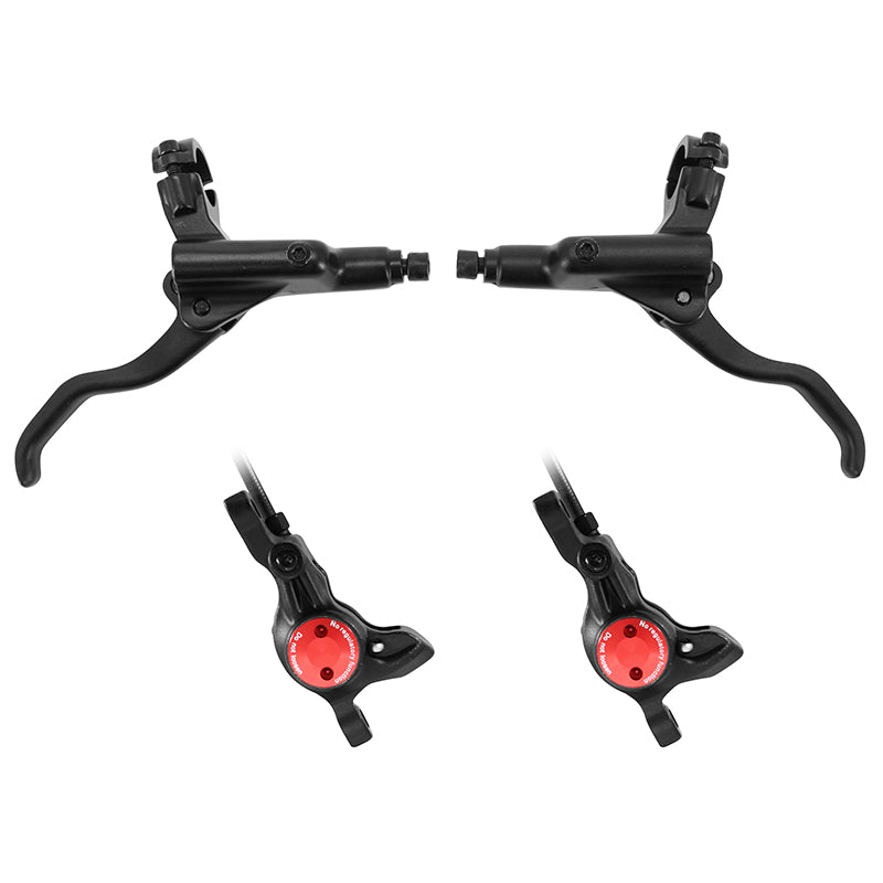 Freins à disque hydrauliques VTT Zoom HD-875 noirs avant et arrière – vue 9