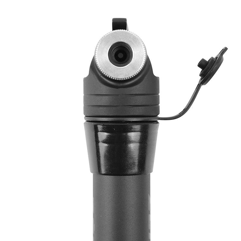 Mini pompe VTT Zefal Z Cross AL alu noir mat 7 bars – vue 3