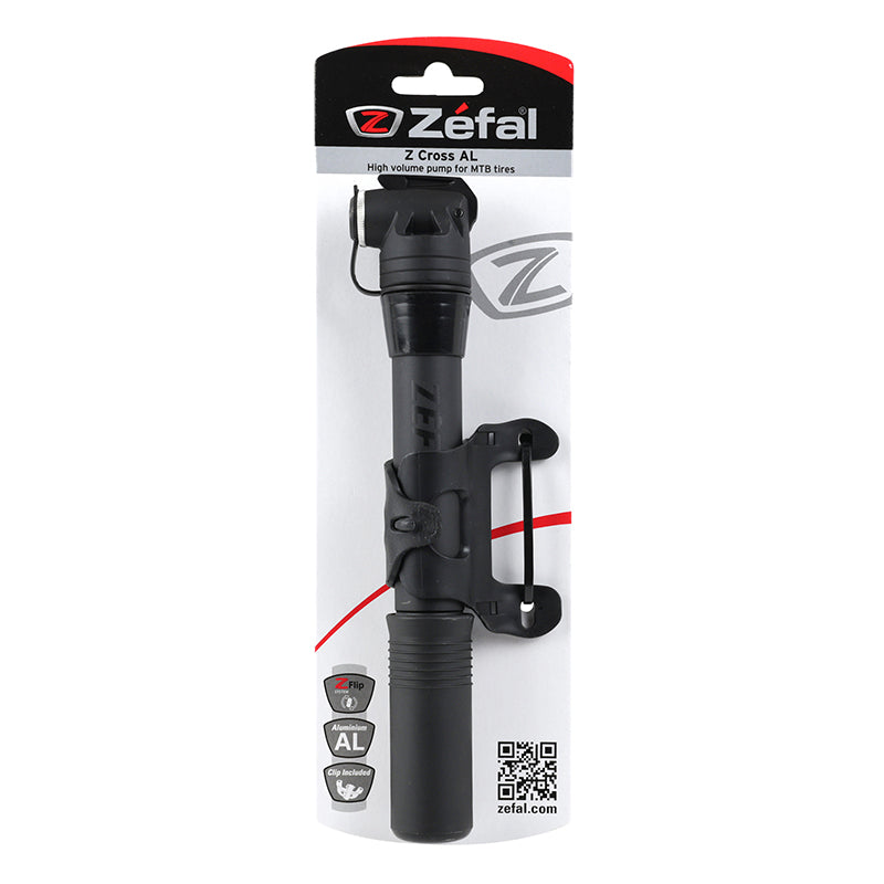 Mini pompe VTT Zefal Z Cross AL alu noir mat 7 bars – vue 5