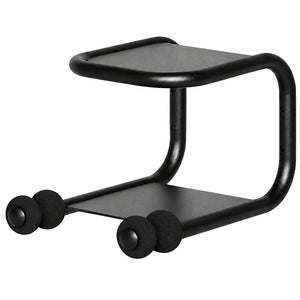 Support mural Mottez noir pour vélo et équipements – vue 2