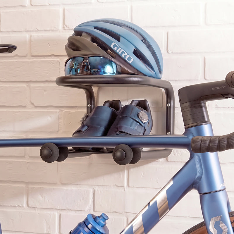 Support mural Mottez noir pour vélo et équipements – vue 5