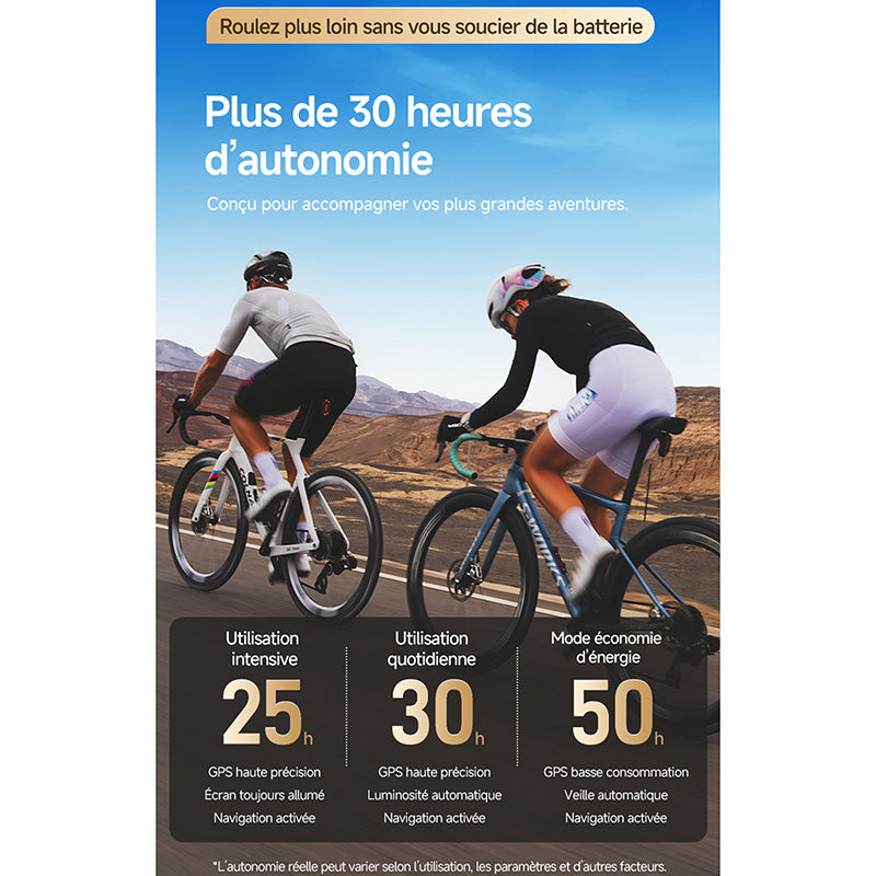 GPS compteur iGPSport BiNavi Ultra couleur tactile avec molette – vue 7