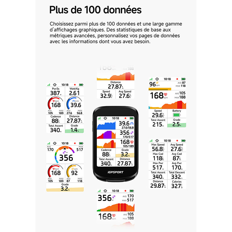GPS compteur iGPSport BSC200 Pro couleur autonomie 25 h – vue 24