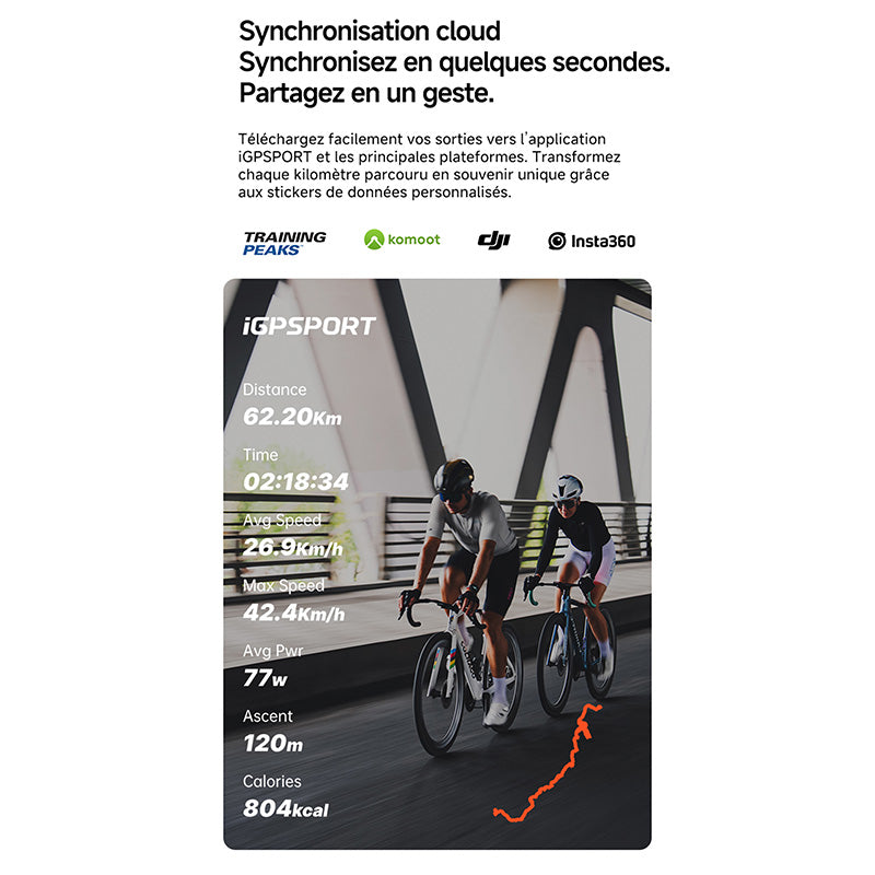 GPS compteur iGPSport BSC200 Pro couleur autonomie 25 h – vue 28