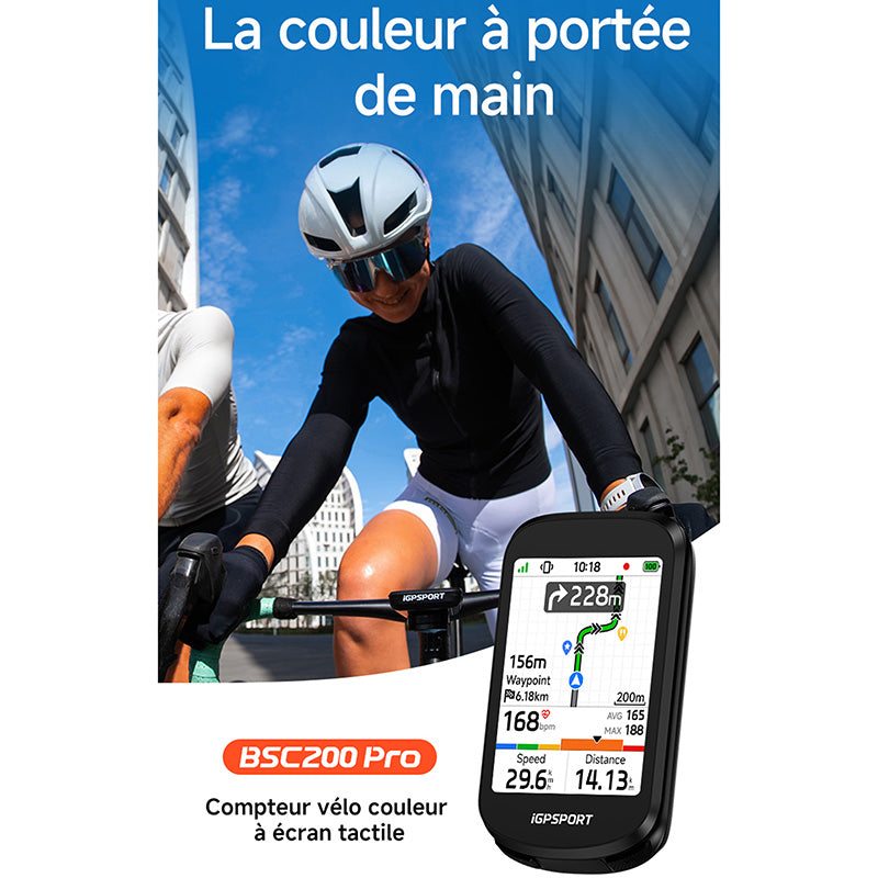 GPS compteur iGPSport BSC200 Pro couleur autonomie 25 h – vue 11