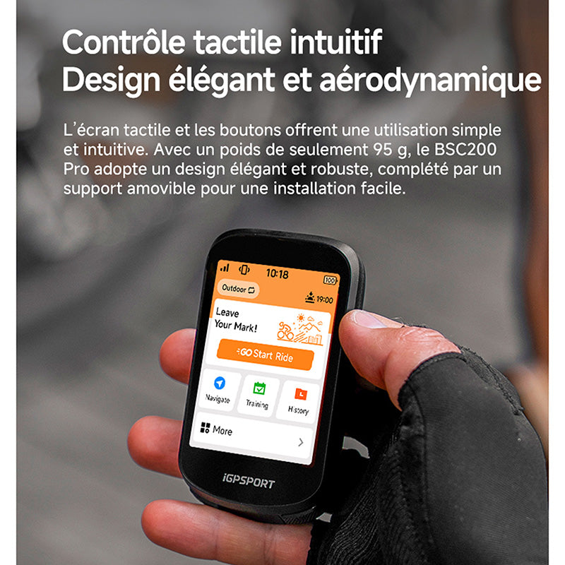 GPS compteur iGPSport BSC200 Pro couleur autonomie 25 h – vue 15