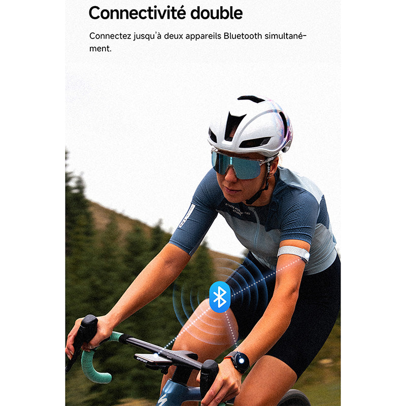 Capteur cardio iGPSport HR80 au poignet ANT+ et Bluetooth – vue 6