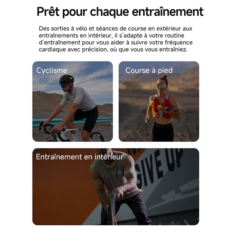 Capteur cardio iGPSport HR80 au poignet ANT+ et Bluetooth – vue 8