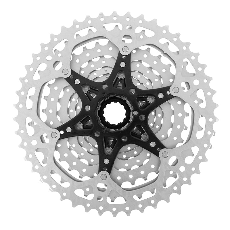 Cassette 10 vitesses Sunshine 11-46 argent compatible Shimano – vue 2