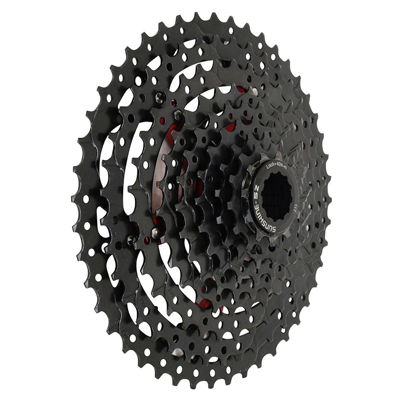 Cassette 9 vitesses Sunshine HR9 11-46 noire compatible Shimano – vue 3