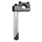 Potence BMX à plongeur Zoom 22,2 mm 145 mm 4 vis noir-argent – vue 2