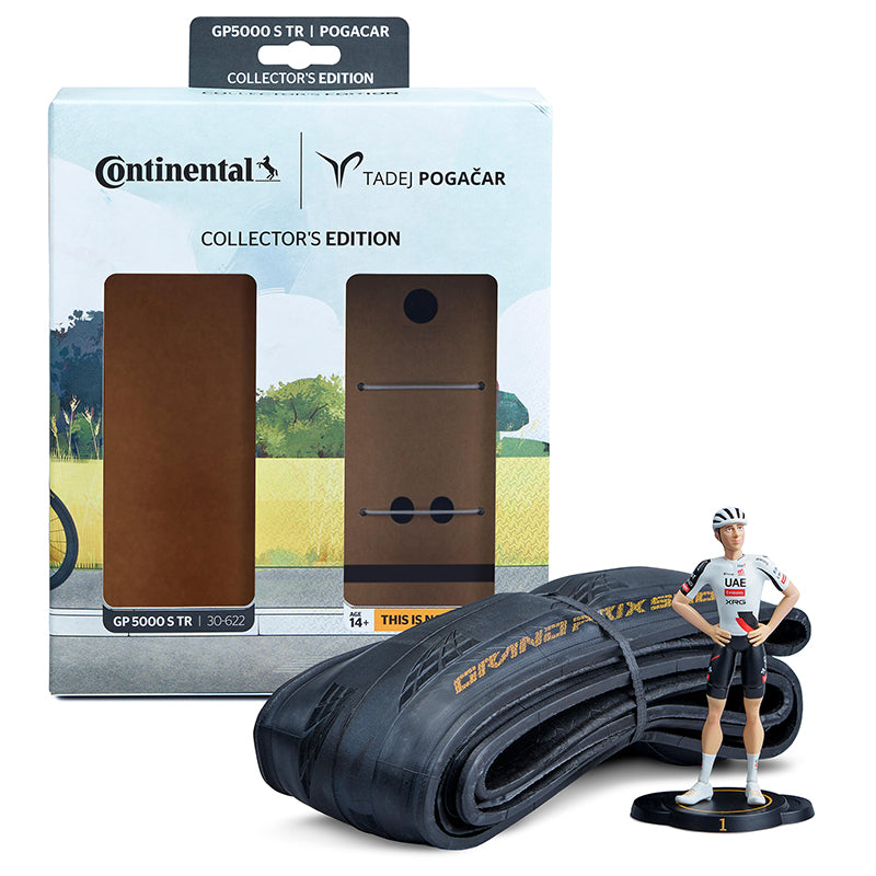 Pneu route Continental Grand Prix 5000S Avec Figurine Tadej Pogacar noir tringle souple tubeless ready – 700 x 30 (30-622) – vue 7