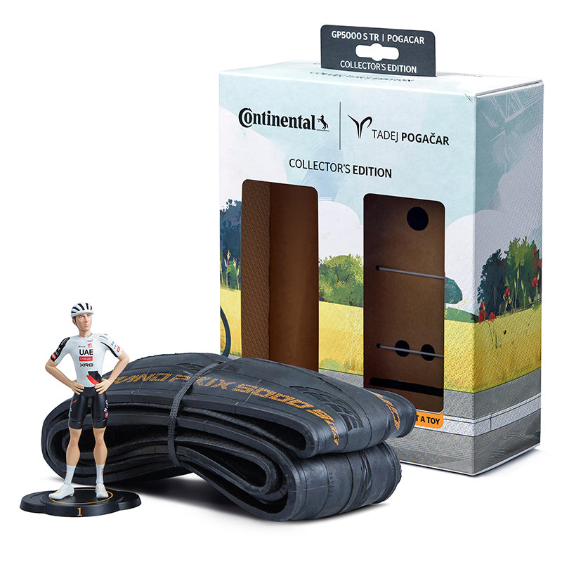 Pneu route Continental Grand Prix 5000S Avec Figurine Tadej Pogacar noir tringle souple tubeless ready – 700 x 30 (30-622) – vue 8
