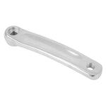 Manivelle gauche Newton alu forgé large argent 170 mm carré décalé