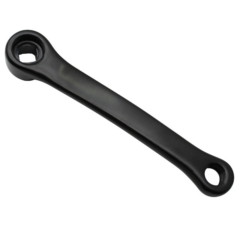Manivelle gauche P2R acier noir 152 mm pour vélo 24"