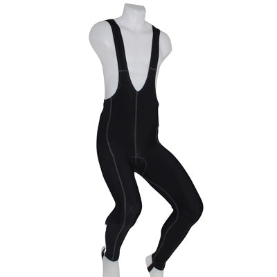 Collant long P2R Éco à bretelles fond Coolmax noir – L