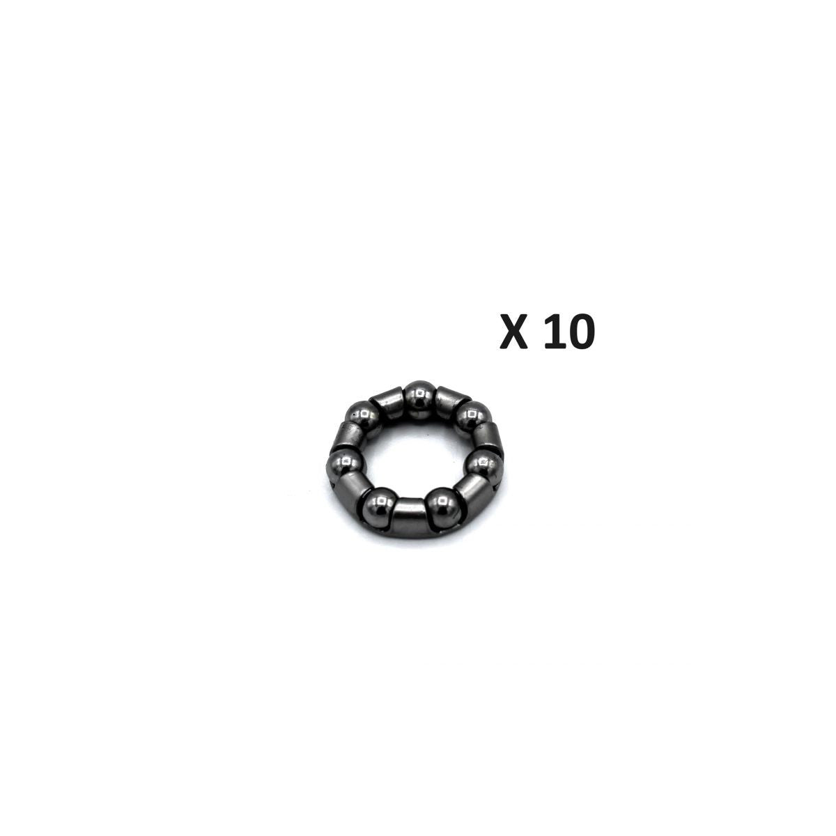 Cage à billes BLACKBEARING – 3/16" – 7 billes – 11,5 x 20,5 x 5 mm / Lot de 10