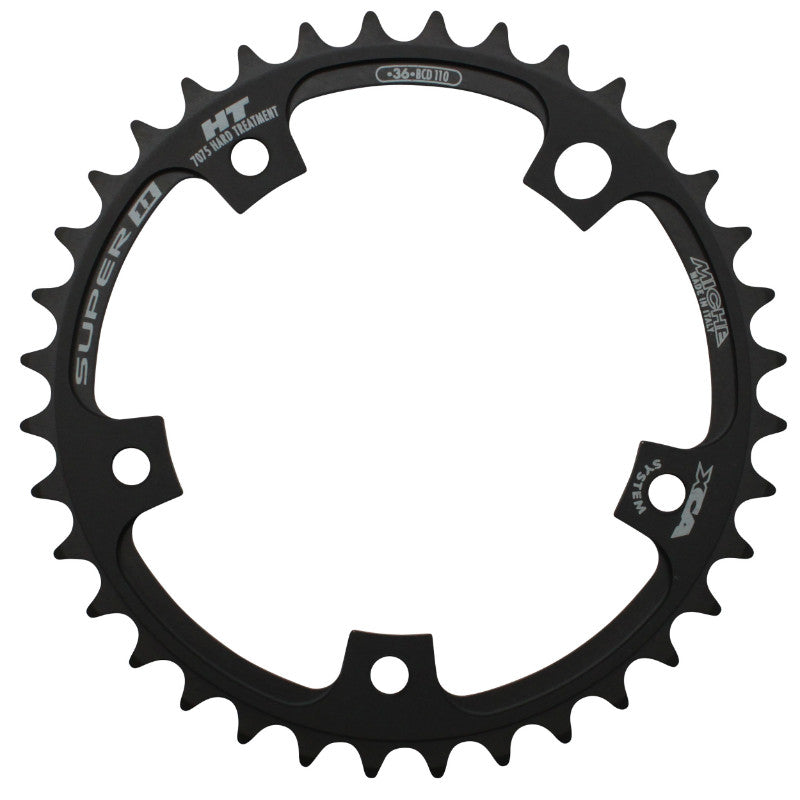 Plateau route Miche Ultra Torque 110 mm 36 dents intérieur gris pour Campagnolo 11 v