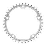 Plateau route Stronglight 5 branches 135 mm type Campagnolo intérieur argent 9-10 v axe carré – 39 dents