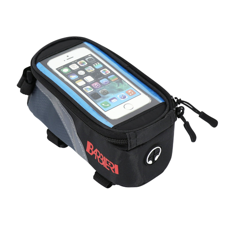 Sacoche de cadre-potence pour smartphone fixation velcro – 17 x 9 x 7 cm