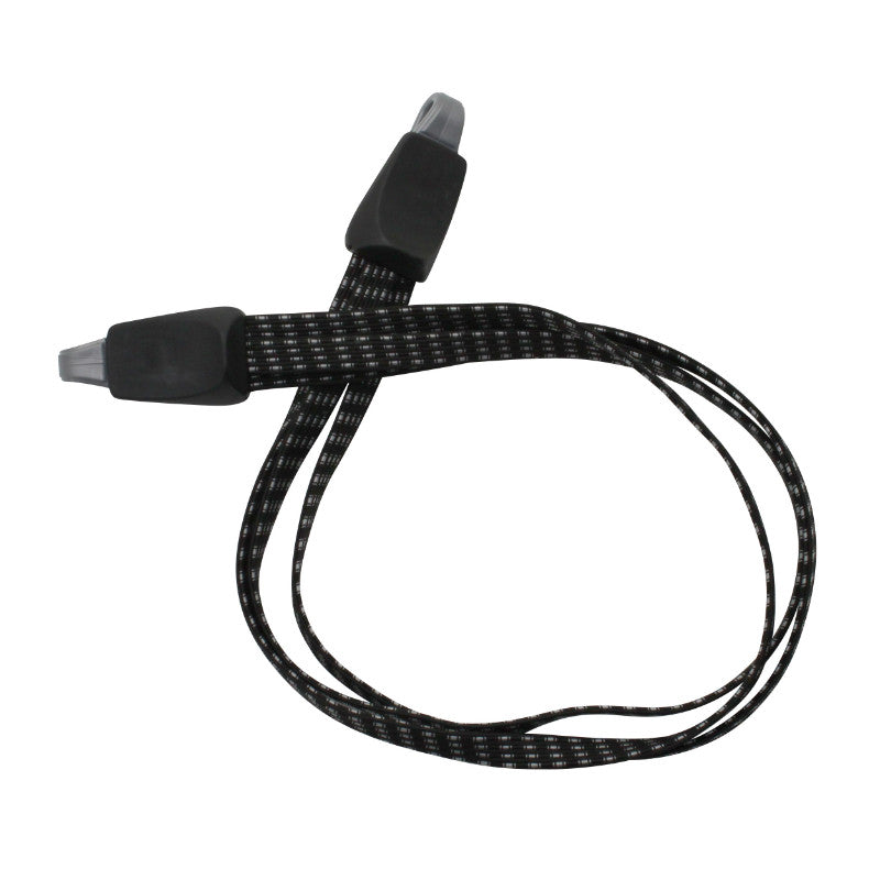 Sandow plat double avec crochets noir-gris 580 mm
