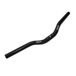 Cintre city single speed - fixie alu noir 25,4 L480 -rise 25mm angle 9° pour poignée d. 19mm