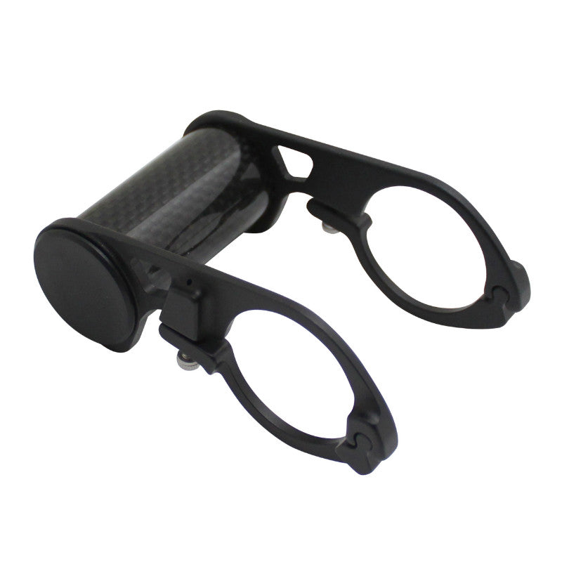 Support compteur carbone noir pour cintre 31,8 mm