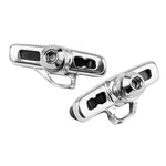 Porte-patins route à cartouche Newton type Campagnolo alu (paire) – Argent
