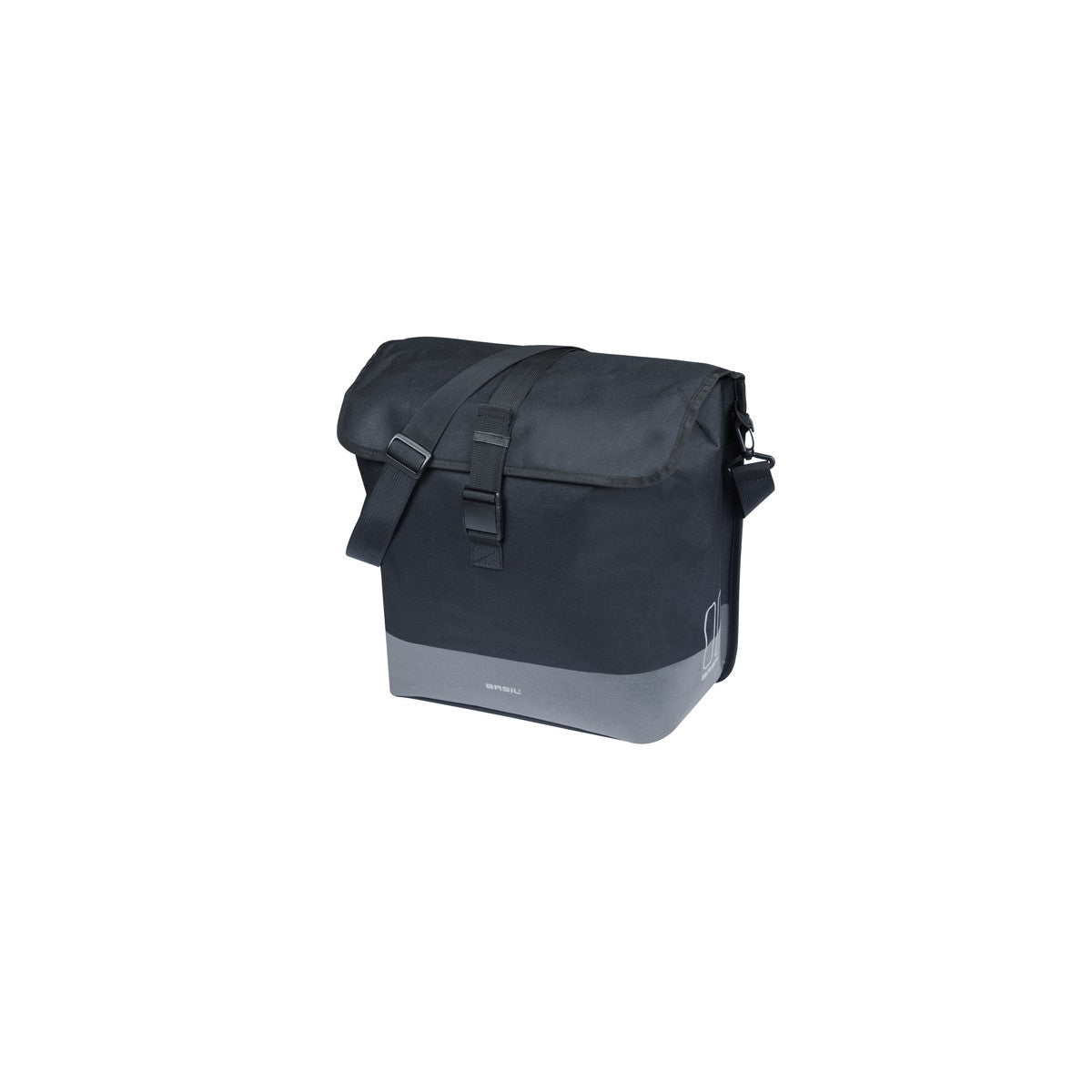 Sacoche arrière Mara Evo MIK Hooks BASIL – 20-24 L / Noir
