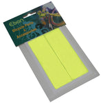 Autocollants réfléchissants jaune fluo 34 x 108 mm (lot de 2)