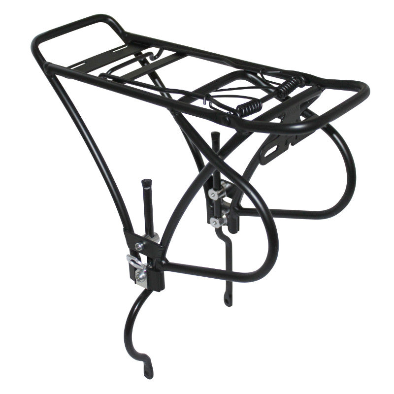 Porte-bagages arrière P2R alu noir réglable 26" à 29" pour frein à disque – vue 2