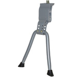 Béquille centrale double P2R alu argent réglable 24" à 28"
