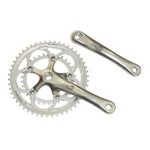 Pédalier route Sunrace R96 8-10 vitesses compact argent 170 mm 50-34 axe carré