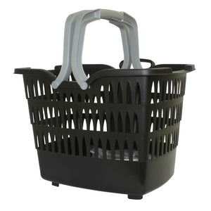 Panier avant plastique Roto noir 19 L fixation clips 22,2-31,8 mm