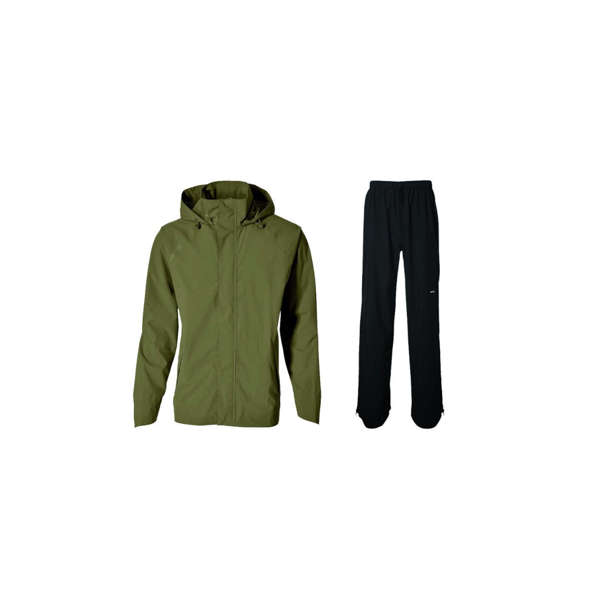 Ensemble imperméable Hoga unisexe BASIL – S / Vert olive