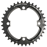 Plateau VTT Stronglight 4 branches 104 mm pour SRAM X0 extérieur double noir 10 v ép. 5 mm fileté – 36 dents