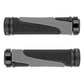 Poignées city-VTT Newton bi-matière noir-gris double collier 130 mm (paire) – vue 3