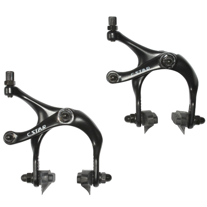 Étrier de frein route-fixie Newton alu pour roue 700 (paire) – Noir