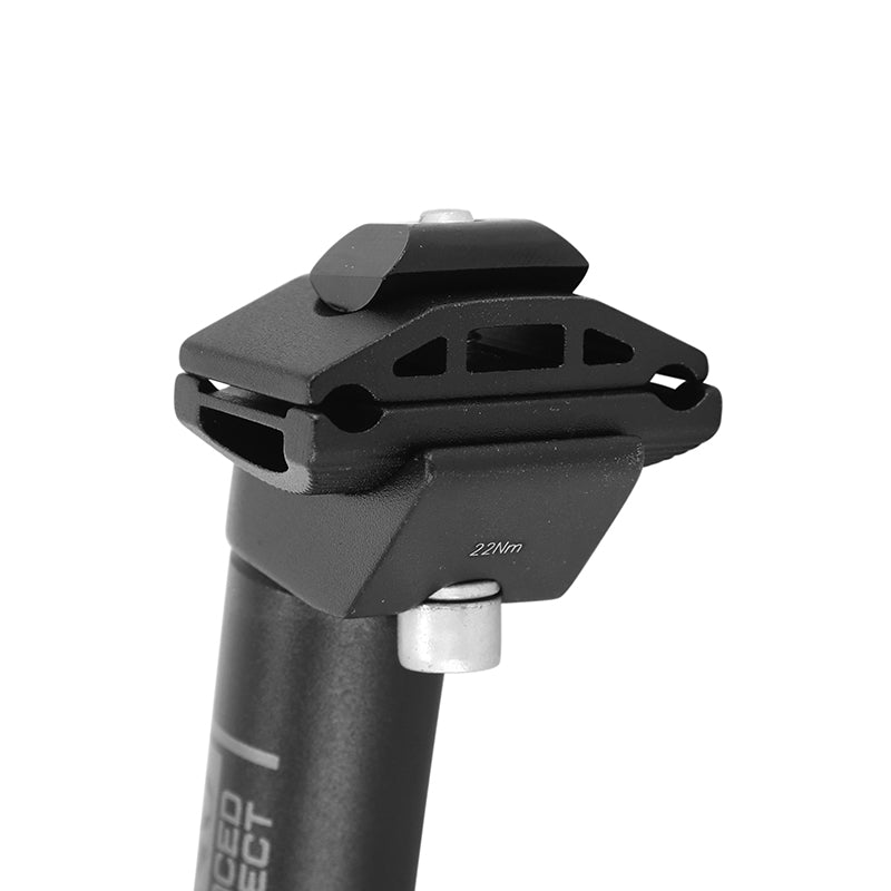 Tige de selle VTT Uno alu noir Ø 27,2 mm – 350 mm visserie inox – vue 2