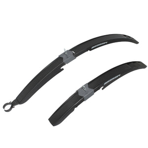 Garde-boue city-VTC 28" Polisport Mississippi noirs avant et arrière (paire)
