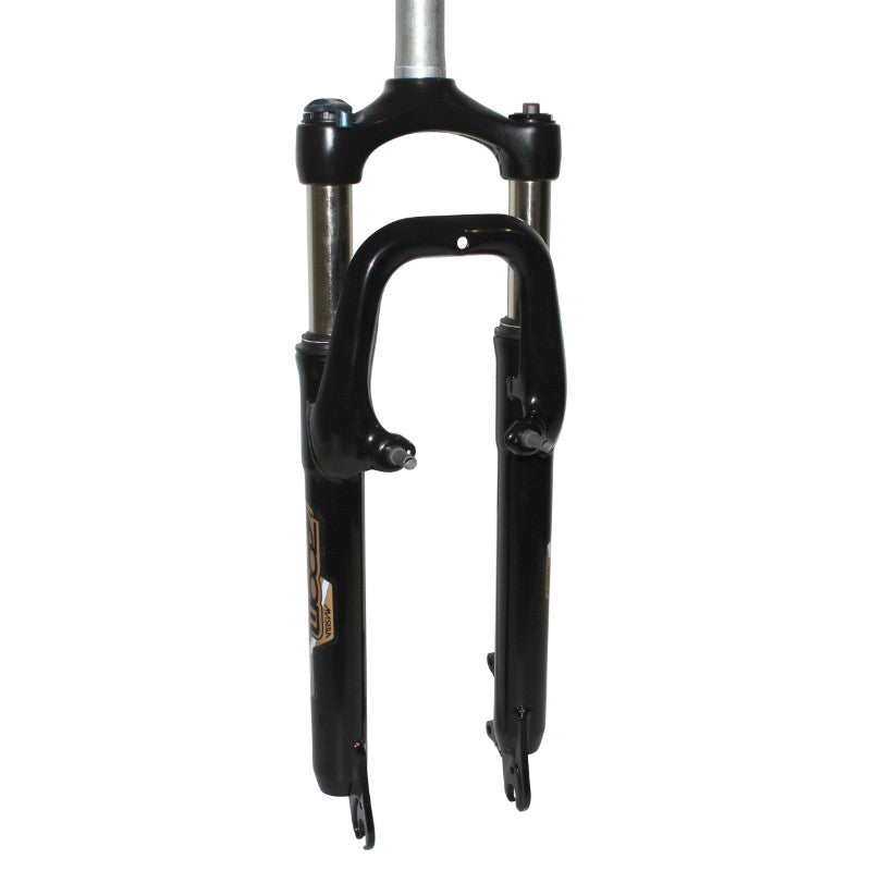 Fourche VTT 26" Zoom 386MLO ressort 60 mm pivot lisse – Noir