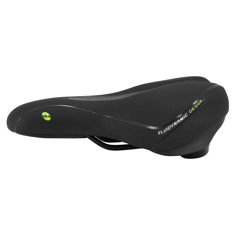 Selle city Newton Fluidy femme noire 270 x 195 mm à amortisseur – vue 2