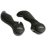 Embouts de cintre Hafny alu noir (paire)