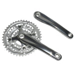 Pédalier VTT P2R 8-9 vitesses alu argent 170 mm 42-32-22