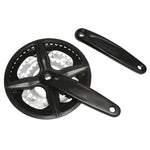 Pédalier VTT P2R Black-X 9 vitesses 170 mm 48-38-28 avec pare-chaîne