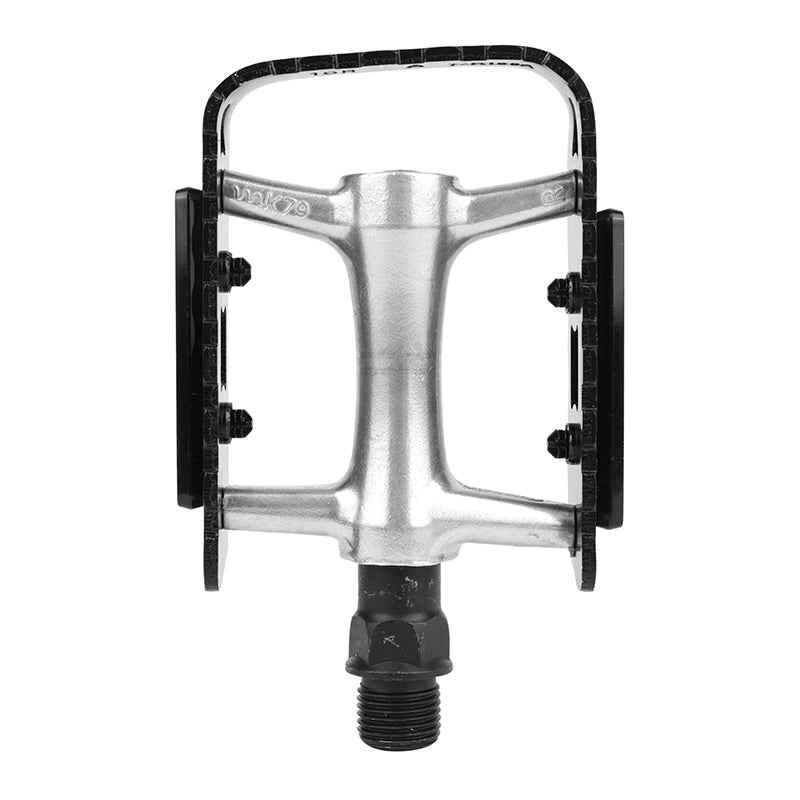 Pédales route Newton cage alu noire 9/16" (paire) – vue 2