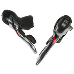 Leviers-manettes route Microshift 10 vitesses triple alu argent (paire)