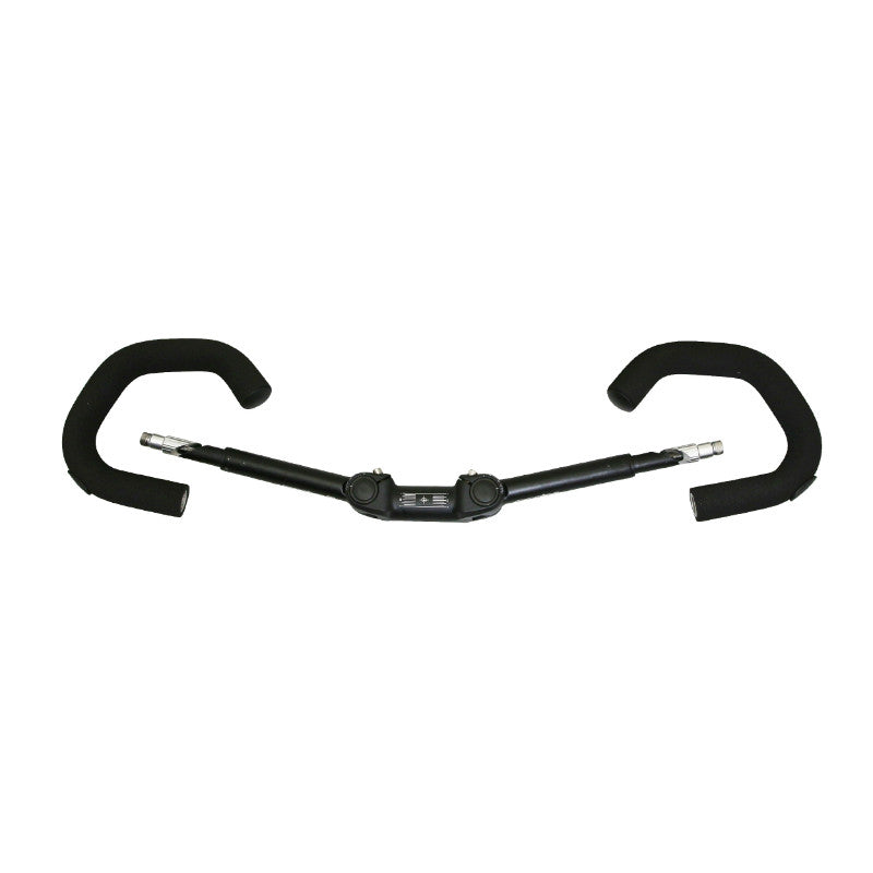 Cintre city-trekking Ergotec réglable et pliable alu noir 31,8 mm – 600 mm – vue 2